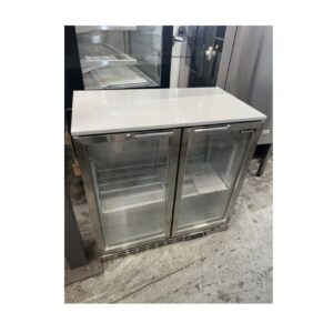 Blizzard BAR2SS Stainless Steel Double Door Bottle Cooler – Graded Commercial Bottle Cooler