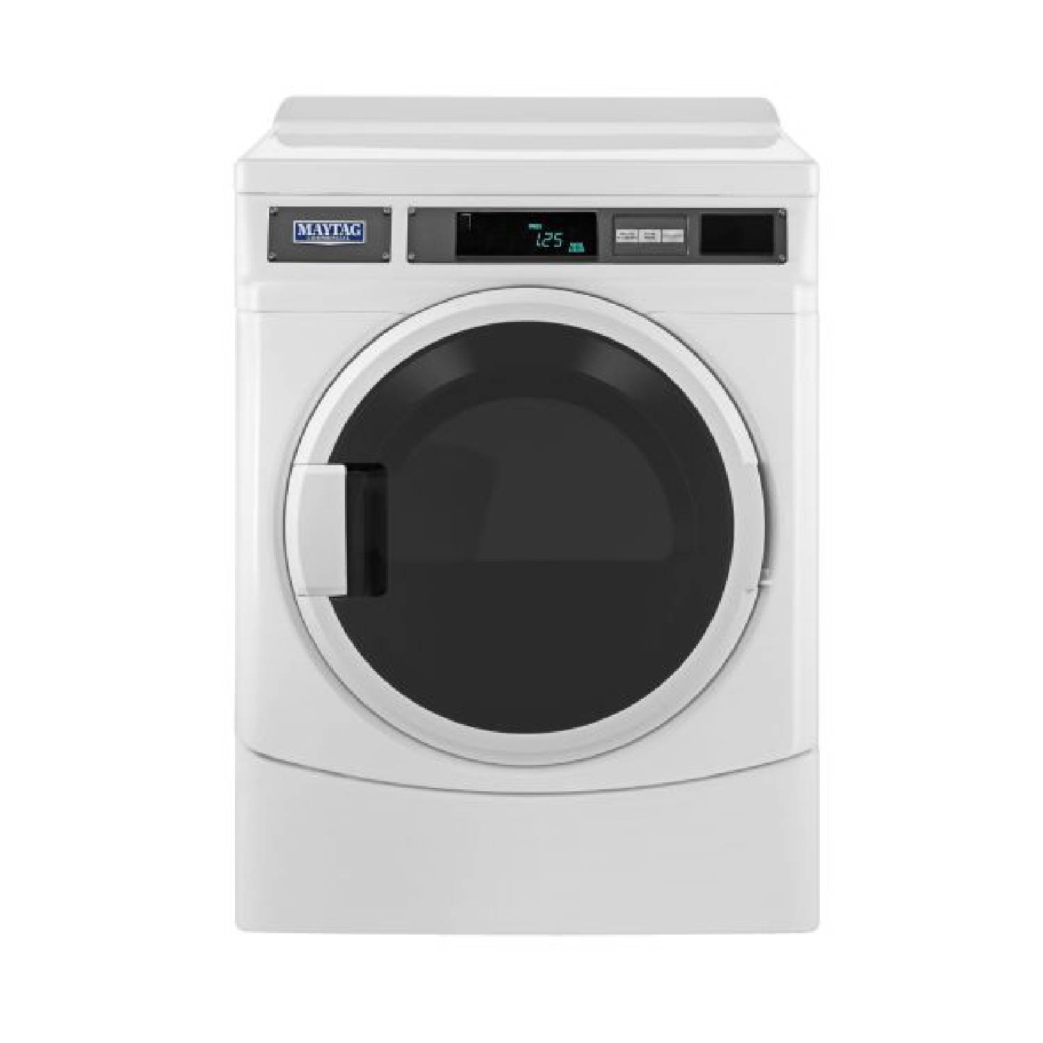 Maytag MDE28PRTGW 10.5kg Front Loader Commercial Vented Dryer