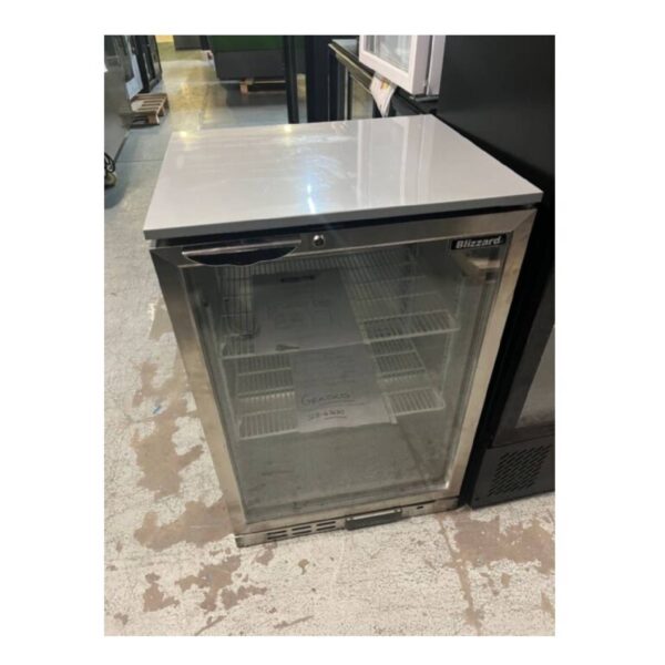 Blizzard Graded BAR1SS Stainless Steel Single Door Bottle Cooler 128L