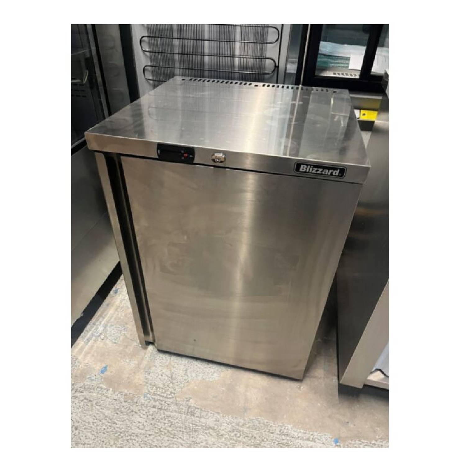 Blizzard Graded UCF140 Stainless Steel Under Counter Freezer 115L