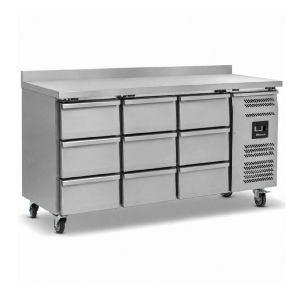 Blizzard HBC3-333 Nine Drawer Counter Refrigerator with Upstand 417L