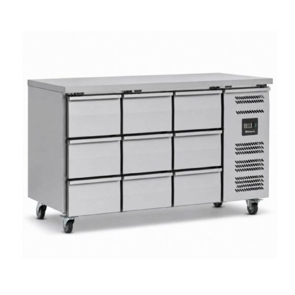 Blizzard HBC3NU-333 Counter Refrigerator Nine Drawer 417L