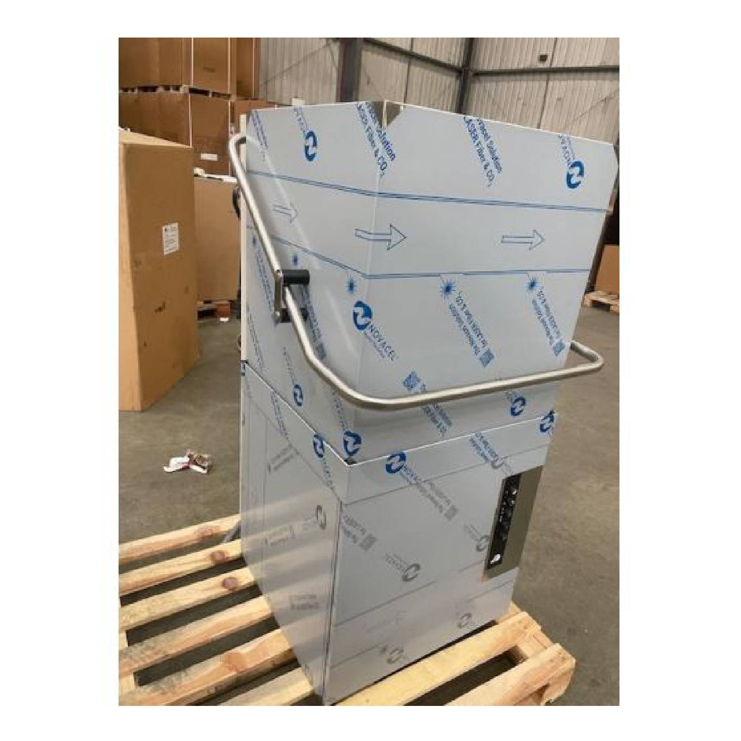 Graded Adler AD1000-DPSO-30 Passthrough Dishwasher with Chemical Pump, Drain Pump & Integral Water Softener
