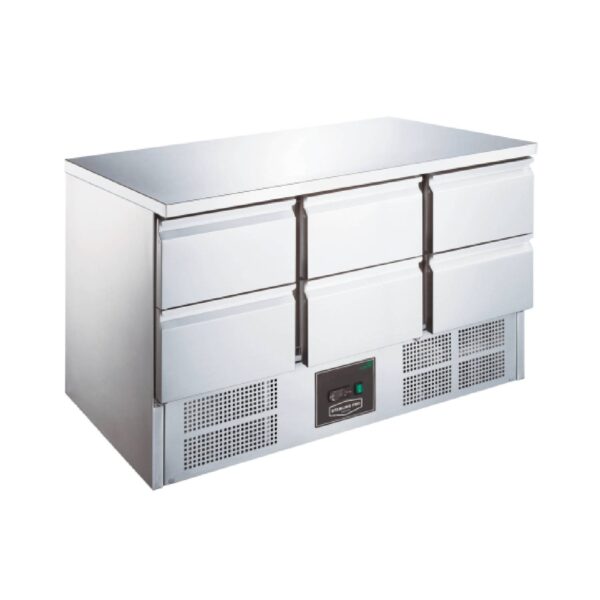Graded Sterling Pro SPU303-6D 6 Drawer Refrigerated Counter 368L