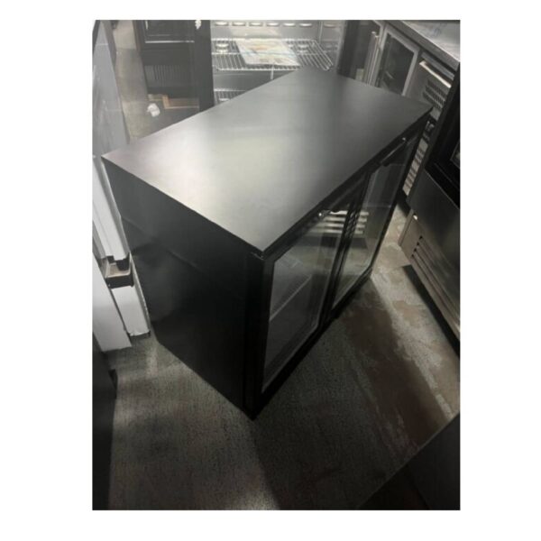 Graded Blizzard LOWBAR2 Low Height Double Hinged Glass Door Bottle Cooler – 182L