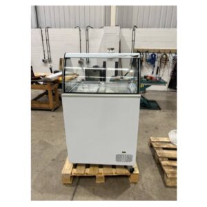 Graded TEFCOLD IC201SC Ice Cream Display Freezer with Canopy – 165L