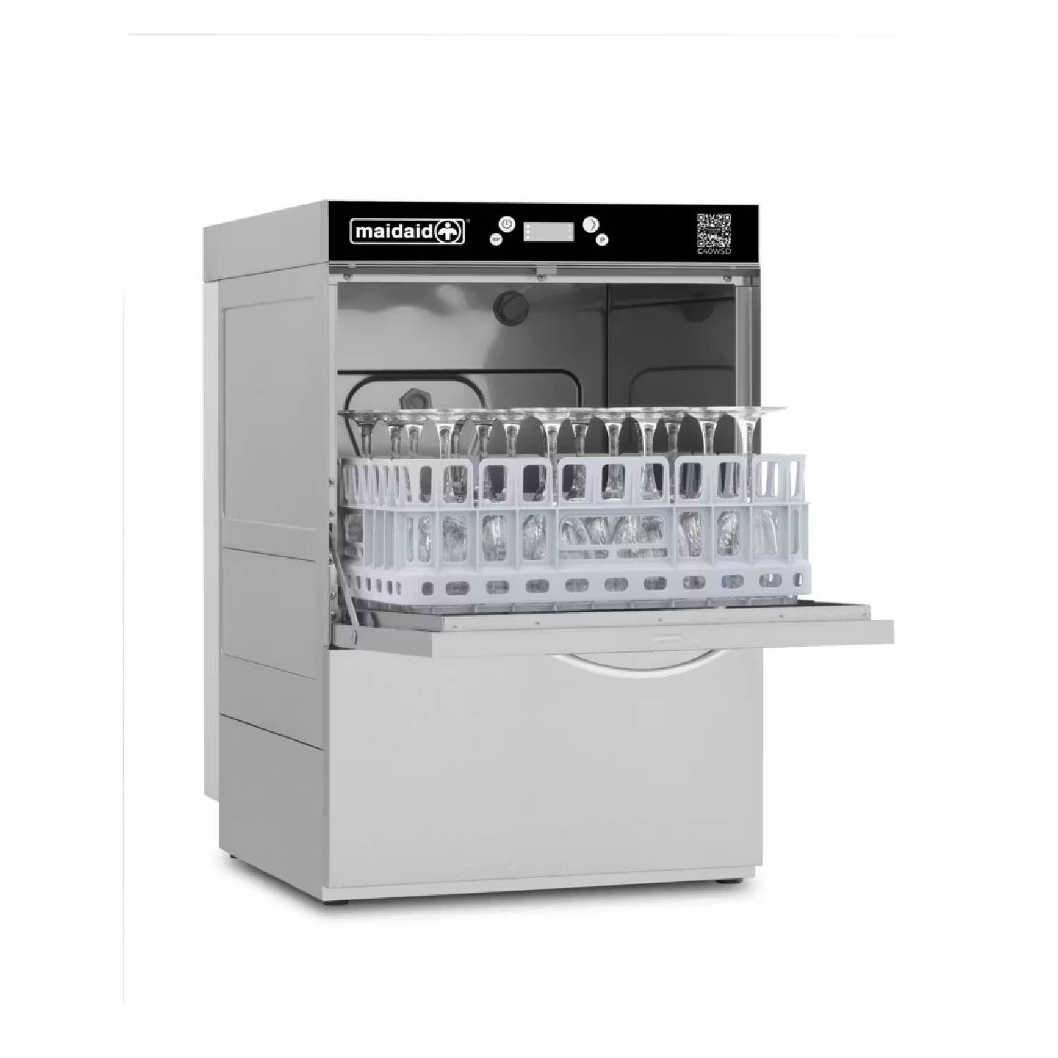 Maidaid C40WSD Undercounter Glasswasher – 390mm Rack – 13A
