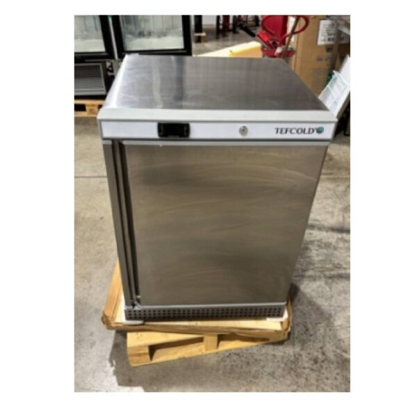 Graded Tefcold UR200X1 Stainless Steel Undercounter Fridge 129L