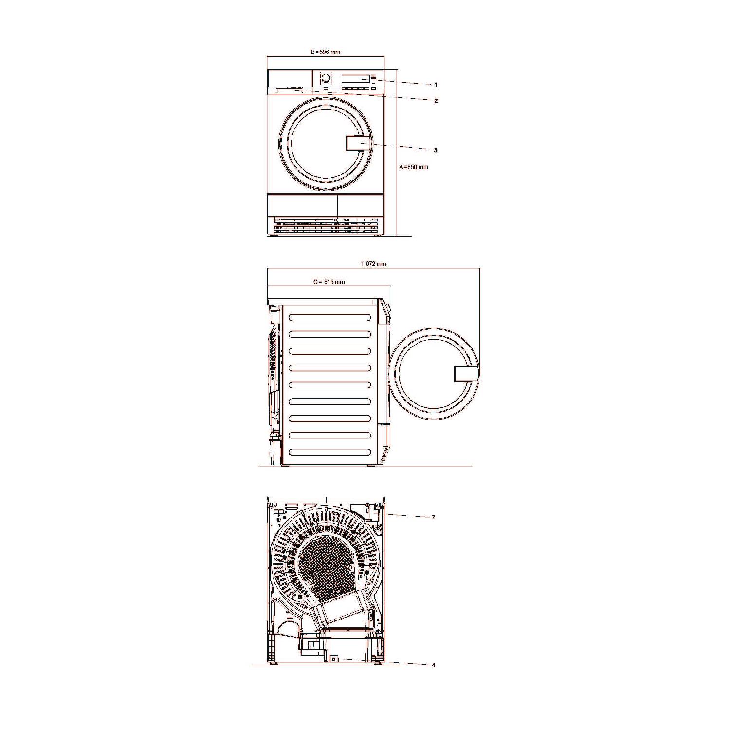Electrolux Professional TD2-8 myPRO Edge 8kg Condenser Tumble Dryer Electrolux Professional TD2-8 myPRO Edge 8kg Condenser Tumble Dryer (3)