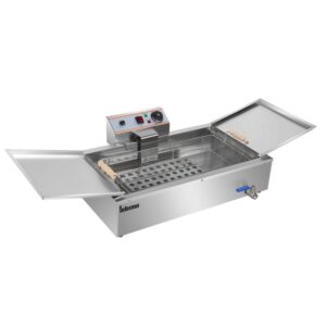 Infernus INF-13L Countertop Electric Fish Fryer with Tap, 13L