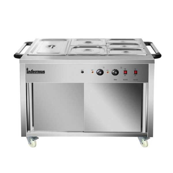 Infernus INF-HC121 Heated Display Hot Cupboard 121.5cm
