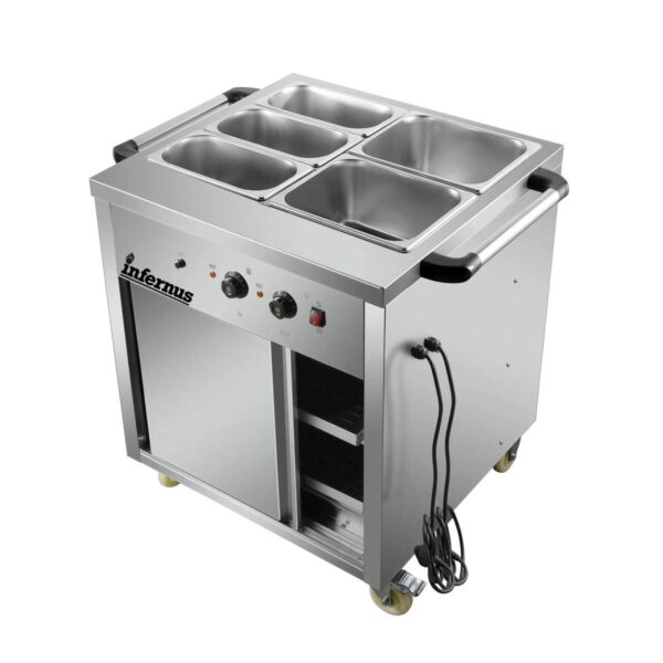 Infernus INF-HC88 Heated Display Hot Cupboard – 88cm