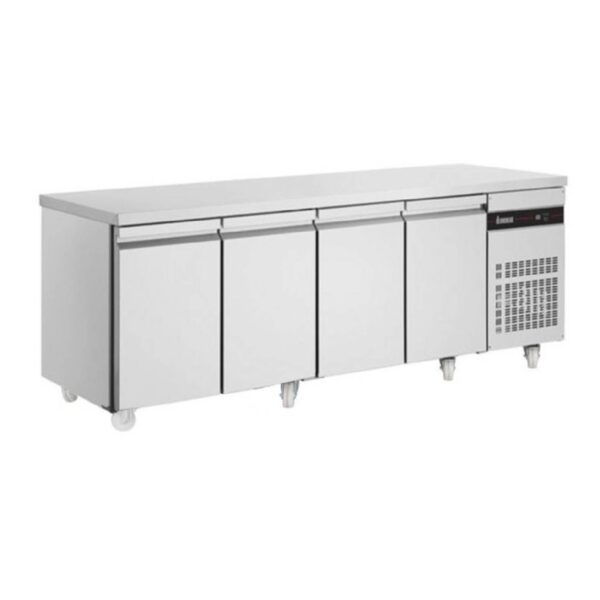 Inomak SL9999-HC graded 479 litre slimline four door commercial counter refrigerato