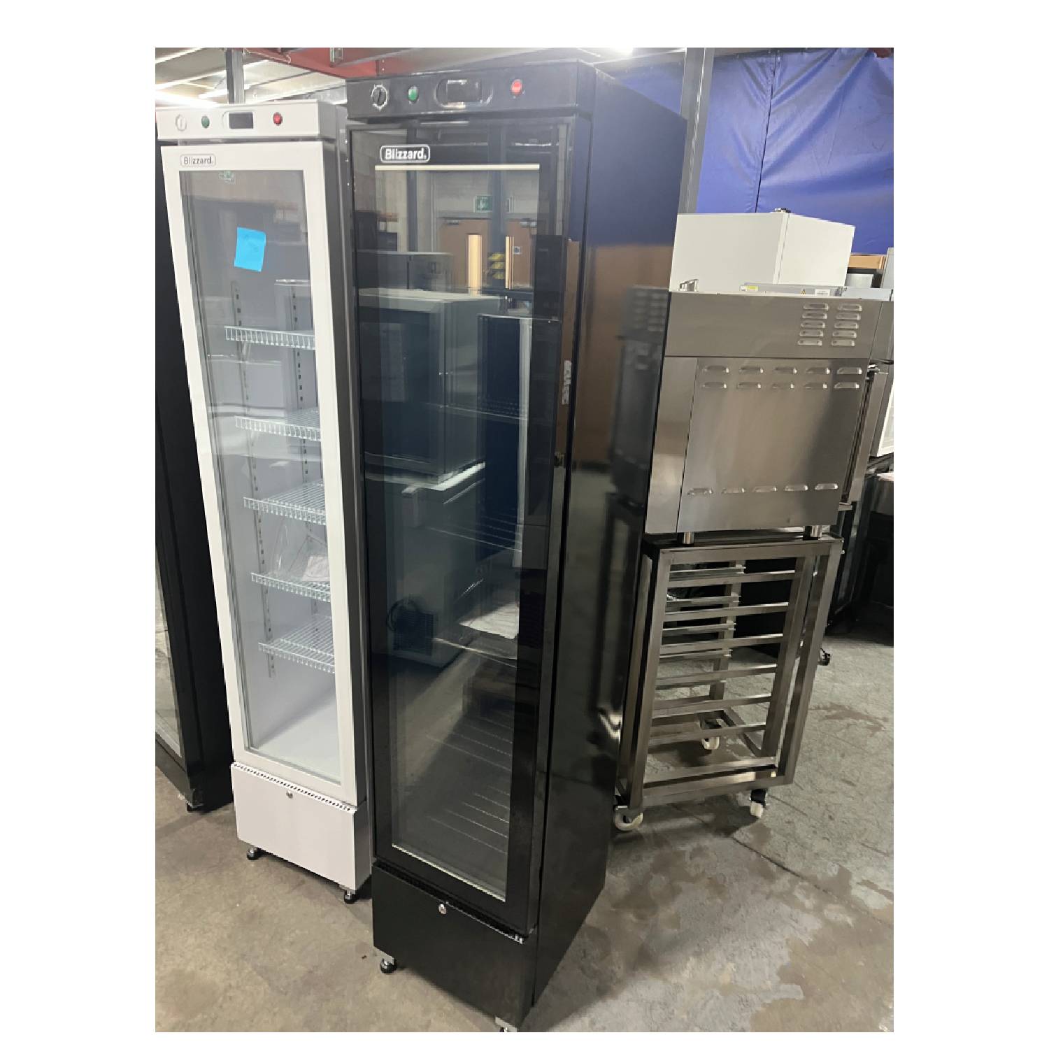 Slimline display freezer merchandiser