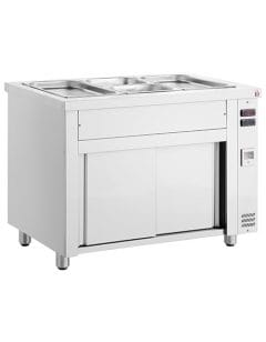 INOMAK MHV714 Gastronorm Bain Marie with Heated Storage Base INOMAK MHV714 Gastronorm Bain Marie with Heated Storage Base