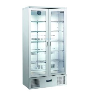 BLIZZARD BAR20SS Upright Stainless Steel Double Bottle Cooler 417L